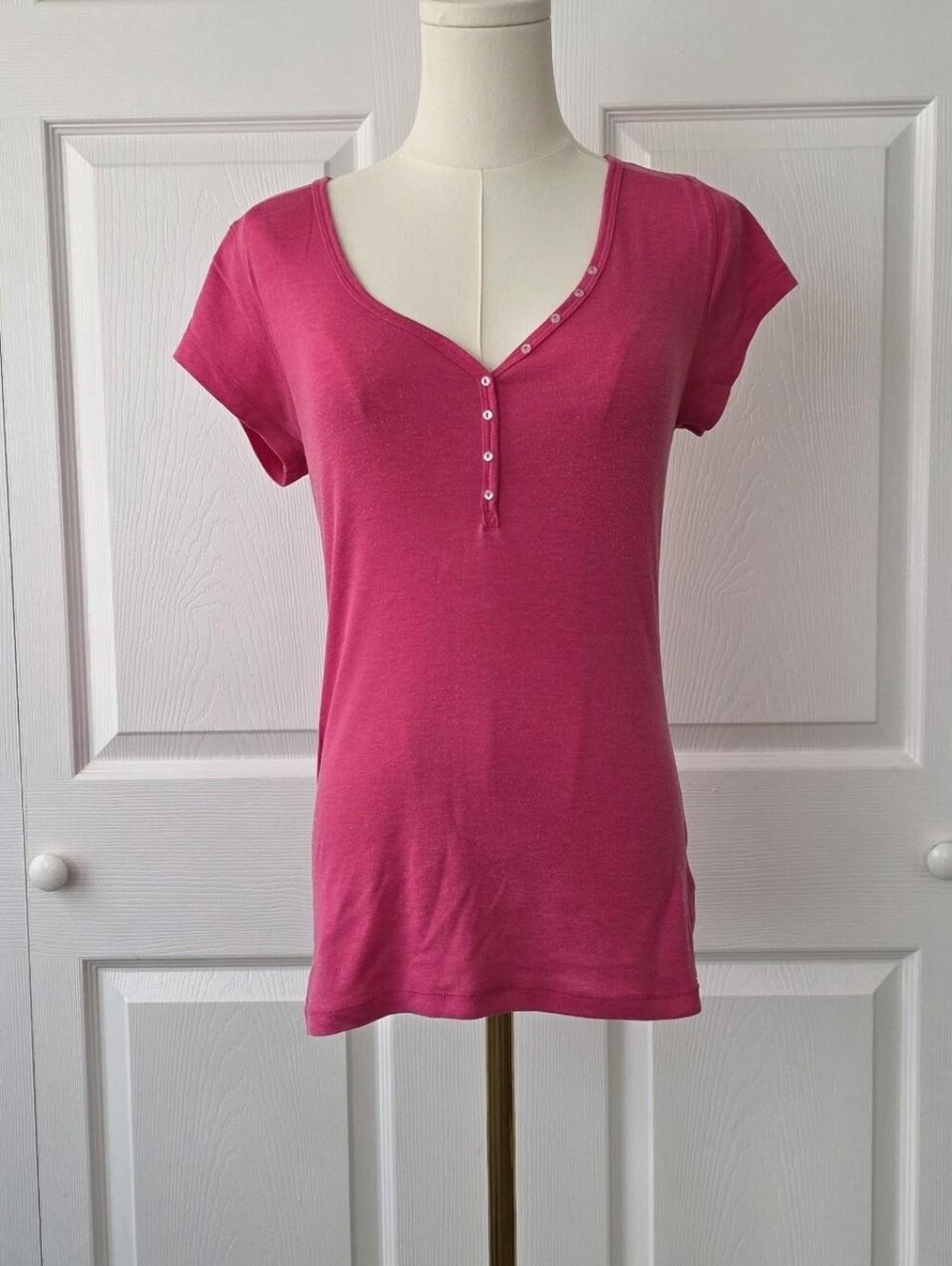 Pink Vneck Tshirt